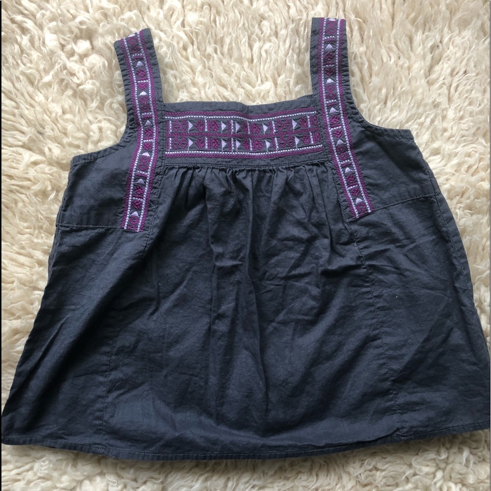 Osh Kosh girls peasant tank top size 7
